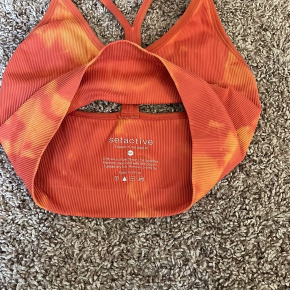 SETactive Ribbed V Bra - Picture 4 of 4